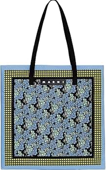 【いちごさん】MARNI バンダナトート　ポワパープル 楽天市場】【 MARNI FLOWER CAFE 】 マルニフラワーカフェ